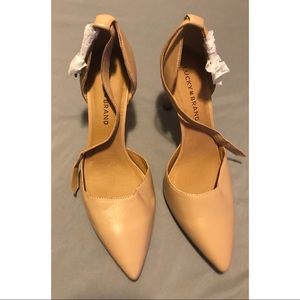 Lucky Brand Nude Pointed Heels